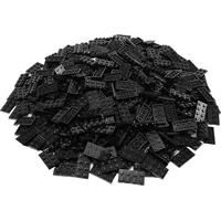 LEGO LEGO® 2X4 Platten Bauplatten Schwarz - 3020 NEU!