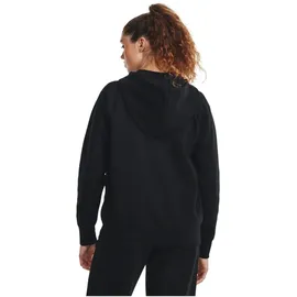 Under Armour Rival Fleece Fullzip Damen Midlayer, schwarz - MD