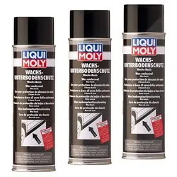 Liqui Moly 3x 500ml Wachs-Unterboden-Schutz anthrazit/schwarz [Hersteller-Nr. 6100]