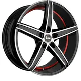 MAM Wheels Ox-18 Black Front Polish Red Inside 8.5x19 ET 45 5/114.3 Alufelge Rot