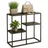 DanDiBo Ambiente Konsolentisch Schmal 80x80x26 cm schwarz
