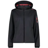 CMP 39a5006m Softshelljacke - Titanium Mel / Red Fluo - 38