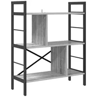 VidaXL Bücherregal 75 x 30 x 91 cm Grau