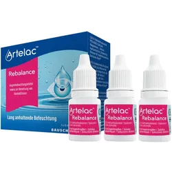 Artelac Rebalance Augentropfen für gereizte trockene Augen 3X10 ml Augentropfen
