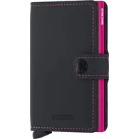 Secrid Miniwallet Matte Damen Kartenetui schwarz & fuchsia