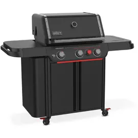 Weber Genesis E-330WR Gasgrill Stealth Edition 2025 Schwarz inkl. Drehspieß