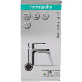 Hansgrohe Vernis Blend 70 Einhandmischer  mattschwarz