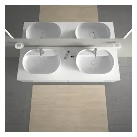 Duravit Luv Aufsatzwaschtisch 60 x 40 cm weiß/weiß 0380600000
