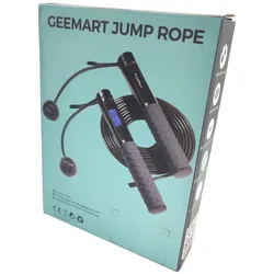 Geemart Jump Rope Springseil mit Zähler Profi Seilspringen Erwachsene & Kinder