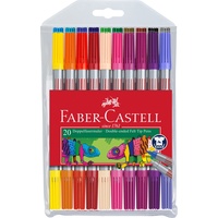 Faber-Castell Doppelfasermaler 20er Etui