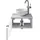 Saphir Serie 6915 Waschschale Waschtisch 51 x 39,8 cm