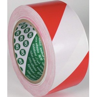 IKS Bodenmarkierungsband F33 PVC rot/weiß L.33m B.50mm Rl.IKS
