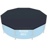 BESTWAY Pool-Abdeckplane Flowclear grau 305 cm
