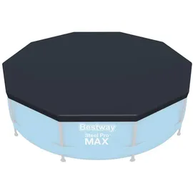 BESTWAY Pool-Abdeckplane Flowclear grau 305 cm