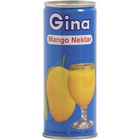 GINA Mangonektar, leicht gesüßt, Fruchtsaftgehalt mind. 35%, Einwegpfand DPG, 250 ml