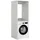 xonox.home Free Waschmaschinenschrank 66 x 195 cm Weiß Spanplatte