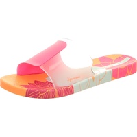 Ipanema Damen Botanica Slide, ORANGE/Clear/PINK, 35/36 EU