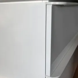 Geberit Waschtischunterschrank 2 Schubladen 88,4 x 61,7 x 47 cm Weiß Hochglanz