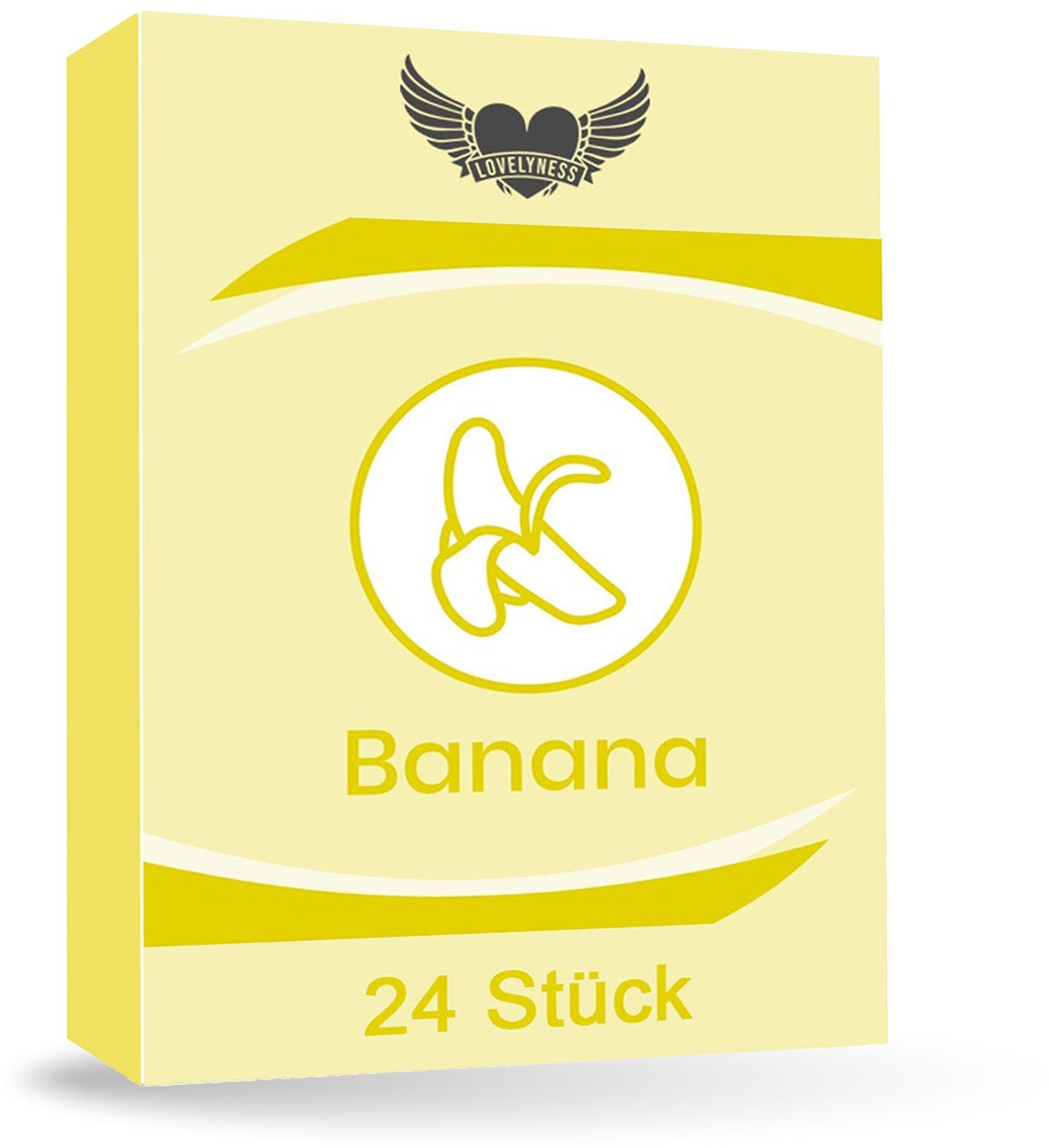 Lovelyness - Kondome mit Geschmack Banane 24 St