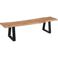 Wohnling Sitzbank Gaya Akazie Braun 160 x 40 cm