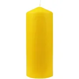 HS Candle Stumpenkerzen Ø6cm Gelb Gold