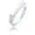 Elli Ring 925 Sterling Silber Pinky Ring, Siegelring in Silber | Gr.: 58