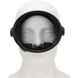 Asixxsix Tauchen Maske, Ovale Schnorchelbrille ohne Beschlag, Taucherbrille mit Maske Auslaufsichere Schnorchelbrille aus gehärtetem Glas mit breiter Sicht, einstellbar für Erwachsene (Schwarz)