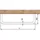 SOTech Garderobenstange U-Form 730 mm 12 mm