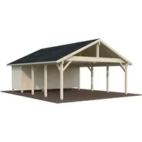 Palmako Carport Robert 40,6 m2 - naturbelassen