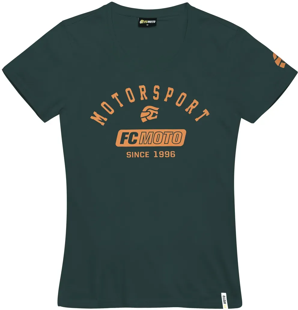 FC-Moto Moto Damen T-Shirt, grün, Größe S