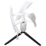 NICCOO 1-25W 1-15V Mikro Windkraftanlage Windgenerator, 3 Spirale Blatt Windturbinengenerator Windkraftgenerator, Stabile Basis Bürstenlos Wind Turbine Generator 100–600U/min