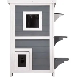 MCombo Kleintierstall 40 x 81 x 46 cm grau