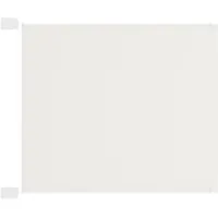 VidaXL Senkrechtmarkise Weiß 140x270 cm Oxford-Gewebe