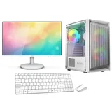 VIST Gaming PC Komplett Set R5 5600G 16GB VEGA SSD 512GB WIFI Win11 24"