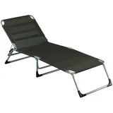 Jan Kurtz Fiam Amigo Big Dreibeinliege 207 x 75 x 40 cm schwarz klappbar