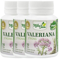 Niksen Baldrian Forte 150 mg Valerian валериана Entspannung, 50 Tabletten x3
