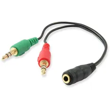 Equip Audio Splitter Y-Kabel 3,5mm-Klinken-Buchse / 2x 3,5mm-Klinken-Stecker 13,0m (null)