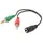 Equip Audio Splitter Y-Kabel 3,5mm-Klinken-Buchse / 2x 3,5mm-Klinken-Stecker 13,0m (null)