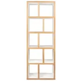 TemaHome Bücherregal 70 x 34 x 198 cm Weiß