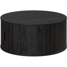 VCM Ronin Gartentisch Ø 80 x 36 cm Schwarz
