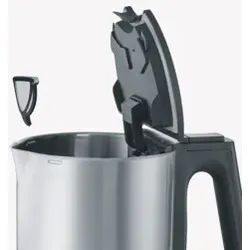 SEVERIN Wasserkocher 1,7l/2200W edel-schwarz WK 3409 Edelstahl