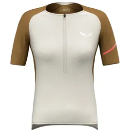 Salewa Damen Vento AM Half Zip Trikot (Größe M, beige)