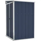 vidaXL Wand-Geräteschuppen 1 x 1,18 x 1,78 m anthrazit