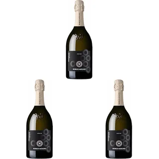 Borgo Molino Prosecco Extra Dry (1 x 0.75 l) (Packung mit 3)