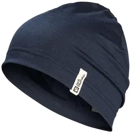 Jack Wolfskin Unisex Kinder Travel K Beanie-Mütze, Night Blue, S EU