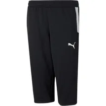 Puma teamLIGA Trg 3/4 Pants Jr Schwarz/Weiß 128