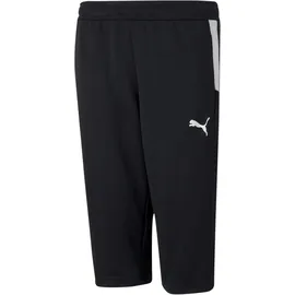 Puma teamLIGA Trg 3/4 Pants Jr Schwarz/Weiß 128