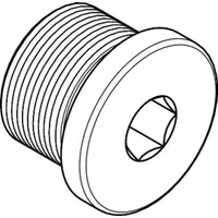 Industrial Quality Supplies DIN 908 Verschlussschraube mit Bund und