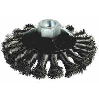 Ironside Scheibenbürste 115mm/22,2 gezopft, für Winkelschleifer