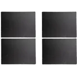 HIT Trading Untersetzer QUARTO (BHT 40x1x30 cm - Anthrazit - Schiefer - Unikat